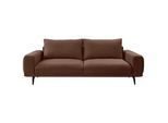 Mid.you 3-Sitzer-Sofa , Braun , Textil , Füllung: Silikon , 242x89x115 cm , Stoffauswahl, Schlafen auf Sitzhöhe , Wohnzimmer, Sofas & Couches, Sofas, Textilsofas