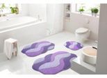 Badematte GRUND Gr. 2, lila (flieder), rund (60cm x 60cm ), 1 Stk., Badematten, Badematte