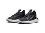 Laufschuh NIKE "Nike Free Run Flyknit Next Nature", Gr. 38,5, schwarz-weiß (schwarz, weiß), Textil, sportlich, Schuhe