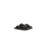 TOM TAILOR Damen Flache Sandalen mit Verschluss-Schnallen, schwarz, Uni, Gr. 39