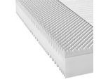 Stelladora Kaltschaummatratze , Textil , H3 , Füllung: Polyester , 100x200 cm , Härtegradauswahl, Bezug abnehmbar/waschbar, Ober- und Unterseite versteppt, optimale Belüftung, Tragegriffe, atmungsaktiv, alternative Größen erhältlich , Schlafzimmer, Matratzen