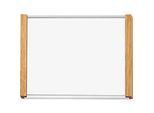 moedel Türschild LMH, DIN A6, individuell beschriftbar, Polyester-Abdeckung, Klebemontage, B 159,5 x H 105,5 mm, silber/Eiche