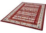 Teppich GINO FALCONE "FASA 22004", rot, B:70cm H:14mm L:140cm, Polyester, Teppiche, Teppich, Orient-Optik, besonders weich, ideal im Wohnzimmer & Schlafzimmer