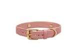 Barkalot Hundehalsband Veganes Leder pink XS
