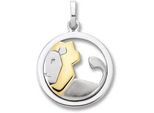 Sternzeichen-Anhänger ONE ELEMENT "Sternzeichen Anhänger aus 925 Silber", silber, Schmuckanhänger, Damen, Löwe im Setmit Halskette, Silber 925 (Sterlingsilber), das perfekte Geburtstagsgeschenk für Frau und Mann