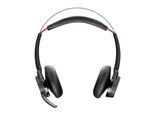 Plantronics Voyager Focus UC B825-M Kopfhörer Noise cancelling wireless mit Mikrofon - Schwarz
