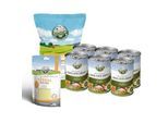 Bellfor Magen-Darm-Bereich Unterstützung Set - Hundefutter Nass 6x400g + Vermal Pulver 80g + Hühnertrockenfleisch 100g