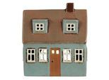 IB Laursen Teelicht Häuschen Nyhavn 2 Dachfenster, 14.5 x 7.5 x 17.5 cm