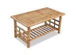 vidaXL Couchtisch Bambus 90x50x45 cm