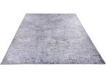 Teppich GINO FALCONE "Cecilia 062" Gr. 4, grau, B:160cm H:3mm L:230cm, Kunstfaser, Teppiche, Teppich, Flachgewebe, bedruckt, ideal im Wohnzimmer & Schlafzimmer