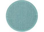 Outdoorteppich Giza Blau Ø ca. 120cm