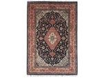 Cazaris Orientteppich , Dunkelblau , Textil , Floral , rechteckig , 90x160 cm , Care & Fair, AZO-frei, Handmade in India , in verschiedenen Größen erhältlich, leicht zusammenrollbar , Teppiche Und Böden, Teppiche, Orientteppiche