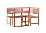 vidaXL 2-tlg. Bistro-Set Akazie Massivholz