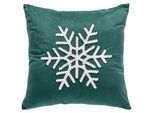 X-Mas Kissenhülle , Grün , Textil , 45x45 cm , bügelleicht , Heimtextilien, Bezüge, Kissenbezüge