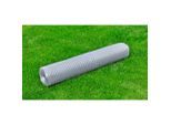 vidaXL Drahtzaun für Hühner Verzinkter Stahl 25x1 m Silbern