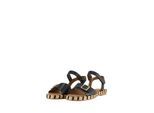 TOM TAILOR Damen Sandalen mit weicher Sohle, schwarz, Uni, Gr. 38