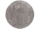 Xxxl Hochflorteppich , Beige , Textil , Uni , rund , Oeko-Tex® Standard 100 , für Fußbodenheizung geeignet, schmutzabweisend, für Hausstauballergiker geeignet, lichtunempfindlich, antistatisch, pflegeleicht, strapazierfähig, leicht zusammenrollbar , Teppiche Und Böden, Teppiche, Runde Teppiche