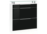 borchardt Möbel Schuhschrank »Oliva«, Breite 89 cm, stehend, mit 2 Doppeltrommeln und 1 Schubkasten