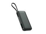 4smarts Powerbank »Mit integriertem USB-C Kabel 20000 mAh, Spacegrau«