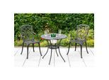 Merxx Rhodos Set 3tlg. Tisch rund ø70cm