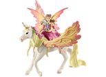 Schleich Spielfigur Bayala Feya mit Pegasus-Einhorn