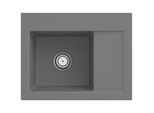 Villeroy und Boch Subway 45 Compact Einbauspüle 331200SL Einbauspüle links, 650x220x510mm, stone CeramicPlus