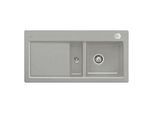 Villeroy & Boch Subway 60 Einbauspüle 671202KD rechts, mit Ablaufgarnitur und Exzenterbetätigung, 1000 x 510 mm, Fossil