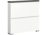 INOSIGN Schuhschrank »Skoskap, Tiefe 18cm, 2 Klappen mit Schuhwalze, Platz für 8 Schuhpaare«, hängend und stehend...