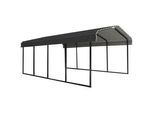 Xxxl Carport , Metall , 370x260x600 cm , Gartenzubehör, Geräteschuppen