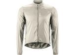 Fahrradjacke GONSO "Road Jacket Wind M", Herren, Gr. L, grau (hellgrau), 100% Polyester, Rundhals, Langarm, Jacken, Herren Radjacke, atmungsaktive Rennrad-Windjacke, Funktionsjacke