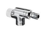 OventropThermostatventil Baureihe E 1163252 DN15, 1/2", PN10, Axial, verchromt