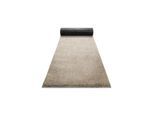 Hochflor-Teppich WECON HOME "Manta", beige (sand beige), B:80cm H:25mm L:230cm, Polyester, Teppiche, Läufer, Langflor maschinell gewebt, robust, Wohn- & Schlafzimmer, uni