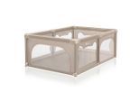 Lionelo Laufgitter Willow , Sand, Beige , Kunststoff , Farbverlauf , 187x68x127 cm , zusammenklappbar , Babymöbel, Laufstall Baby