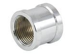Messing Gewindefitting-Muffe 1/2'' IG x 1/2'' IG - verchromt