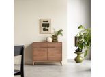 Sideboard Gabrielle aus massivem Mangoholz, 100 cm