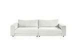 Lomoco 3-Sitzer-Sofa , Weiß , Textil , 290x86x127 cm , Goldenes M, Dgm, Oeko-Tex® Standard 100 , Typenauswahl, Fußauswahl, Lederauswahl, Stoffauswahl, Hocker erhältlich, Rücken echt , Wohnzimmer, Sofas & Couches, Sofas, Textilsofas