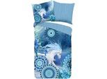 Xxxl Wendebettwäsche , Blau , Textil , Mandala , 135x200 cm , atmungsaktiv, angenehm wärmend , Heimtextilien, Bettwäsche & Leintücher, Bettwäsche, Wendebettwäsche