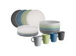 Brunner - Lunch Box - Geschirr-Set Gr 16 Pieces grau