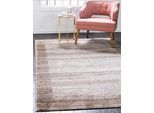 Teppich "Good Times, LAGERRÄUMUNG", beige (beige, braun), B:152cm H:13mm L:244cm, Polypropylen (PP), MYFLAIR MÖBEL & ACCESSOIRES, Teppiche, Teppich, Kurzflor, gewebt, melierte Optik, mit Bordüre