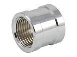 Messing Gewindefitting-Muffe 3/4'' IG x 3/4'' IG - verchromt