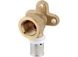 Pressfitting-Wandwinkel 39 mm - 16 x 2,0 mm - 1/2 Zoll Innengewinde für MV-Rohr