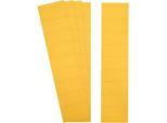 Steckkarten für Ultradex Stecktafeln Planrecord, beschreibbar, B 70 x H 32 mm, Karton, gelb, 90 Stück