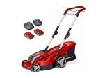 Einhell Akkurasenmäher »Akku-Rasenmäher RASARRO 36/36 Kit, 2 x 3.0Ah Plus«