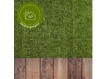 Andiamo Kunstrasen »Rasenteppich Jever«, rechteckig, 20 mm Höhe, natürliche Optik, mit Drainagefunktion, für Balkon, Terrasse & Garten