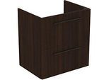 Ideal Standard i.life A Möbelwaschtisch-Paket K8742NW 64x46x64,5cm, 1 Hahnloch, Griff schwarz matt, coffee oak