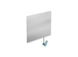 Hewi Kippspiegel 801.01.10055 600x540x6mm, mit Halter/Griff, aquablau