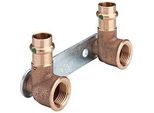 Viega Sanpress Montageeinheit 308674 15 mm x Rp 1/2 x 100 mm, Rotguss oder Siliziumbronze, SC-Contur