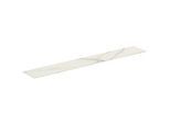 Ideal Standard Conca Keramik-Waschtisch-Platte T4350DH Ausladung 37cm, 240 x 37,3 x 0,6 cm, Mamor Calacatta