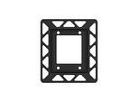 TECEloop Urinal Einbaurahmen 9242647 für flächenbündige Montage, schwarz