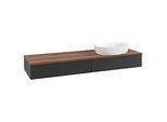 Villeroy & Boch Antao Waschtischunterschrank 1600x190x500mm L16112PD mit Beleuchtung mit Struktur FK/AP: PD/2